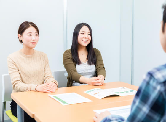 ひとりひとりに寄り添う個別面談でメンタル面をサポート
