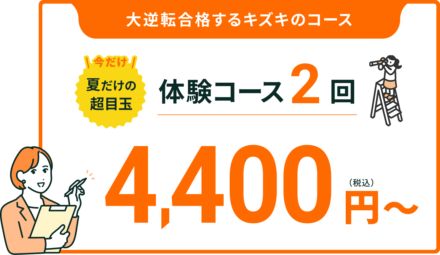 体験コース2回4,400円（税込）～